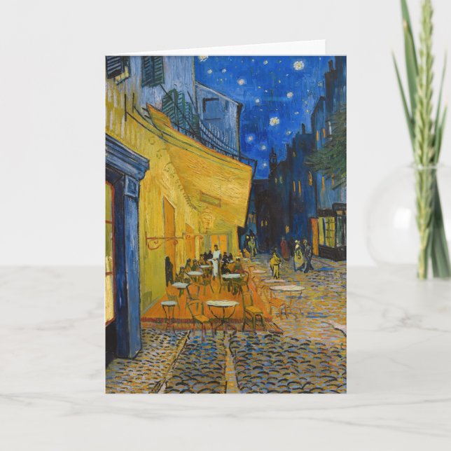 Vincent van Gogh - Cafe Terrace på natten Kort (Framsida)