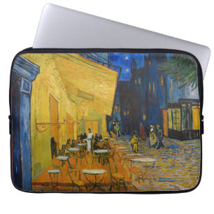 Vincent van Gogh - Cafe Terrace på natten Laptop Fodral