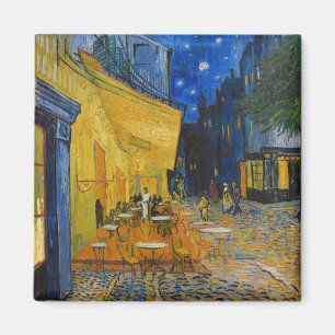Vincent van Gogh - Cafe Terrace på natten Magnet