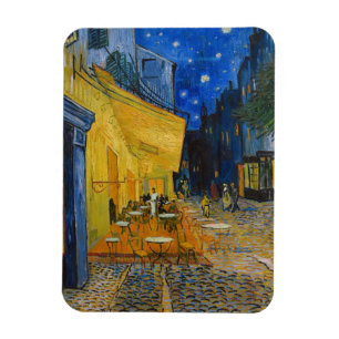 Vincent van Gogh - Cafe Terrace på natten Magnet