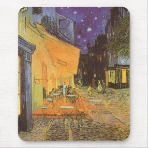 Vincent van Gogh - Cafe Terrace på natten Musmatta