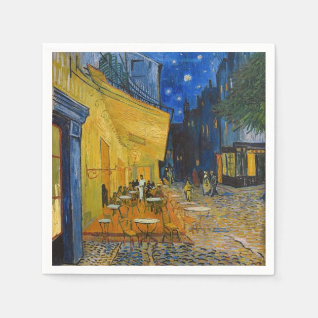 Vincent van Gogh - Cafe Terrace på natten Pappersservett (Framsidan)