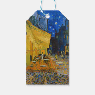 Vincent van Gogh - Cafe Terrace på natten Presentetikett