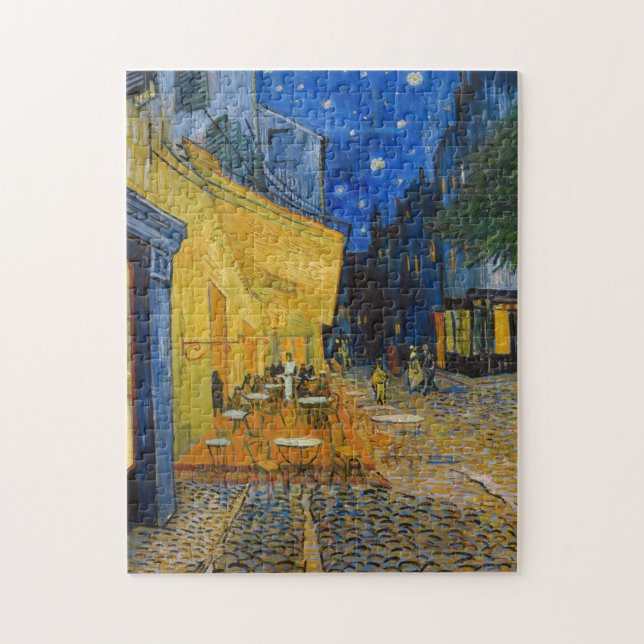 Vincent van Gogh - Cafe Terrace på natten Pussel (Vertikal)