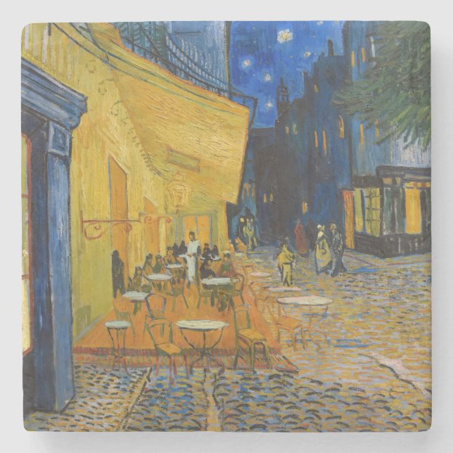 Vincent van Gogh - Cafe Terrace på natten Stenunderlägg (Framsidan)