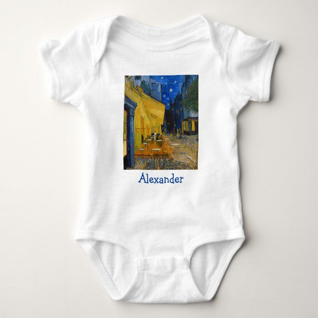 Vincent van Gogh - Cafe Terrace på natten T Shirt (Framsida)