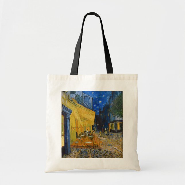 Vincent van Gogh - Cafe Terrace på natten Tygkasse (Framsidan)