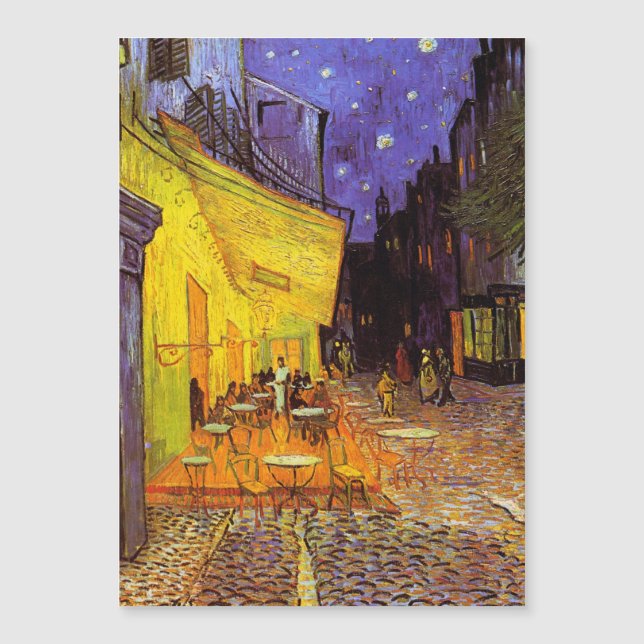 Vincent Van Gogh Cafe Terrace vid nattkonst (Framsida)