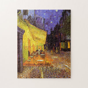 Vincent Van Gogh Cafe Terrace vid nattkonst Pussel