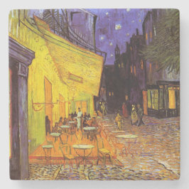 Vincent Van Gogh Cafe Terrace vid nattkonst Stenunderlägg