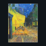 Vincent Van Gogh Cafe Terrace vid nattkonst Vykort<br><div class="desc">Vincent Van Gogh Cafe Terrace på nattkonst vykort</div>