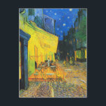 Vincent Van Gogh Cafe Terrace vid nattkonst Vykort<br><div class="desc">Vincent Van Gogh Cafe Terrace på nattkonst vykort</div>