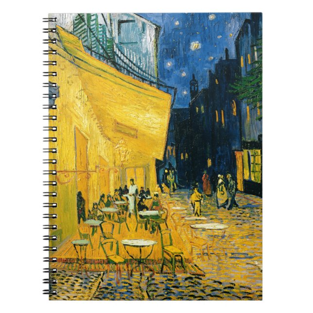 Vincent Van Gogh | Cafeterrass, ställe du Fora Anteckningsbok (Framsidan)