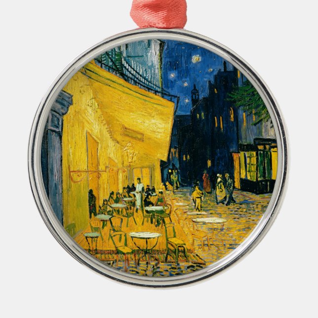 Vincent Van Gogh | Cafeterrass, ställe du Fora Julgransprydnad Metall (Framsidan)