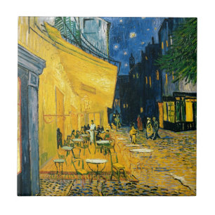 Vincent Van Gogh Cafeterrass, ställe du Fora Kakelplatta