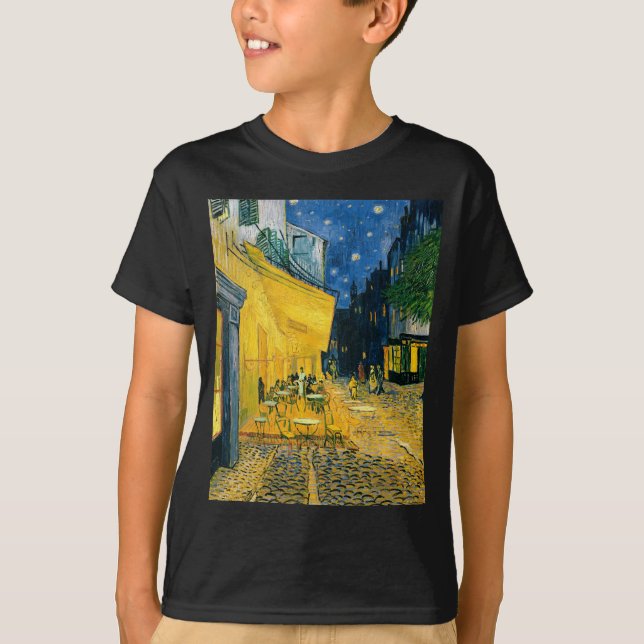 Vincent Van Gogh | Cafeterrass, ställe du Fora T-shirt (Framsida)