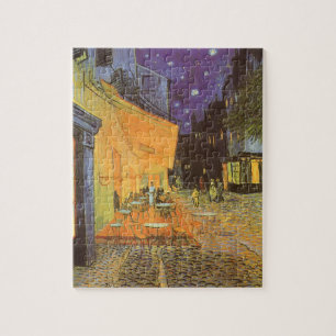 Vincent van Gogh - Caféterrassen om natten Pussel
