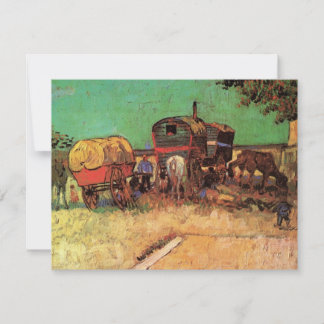 Vincent van Gogh - Campment of Gypsies Caravans