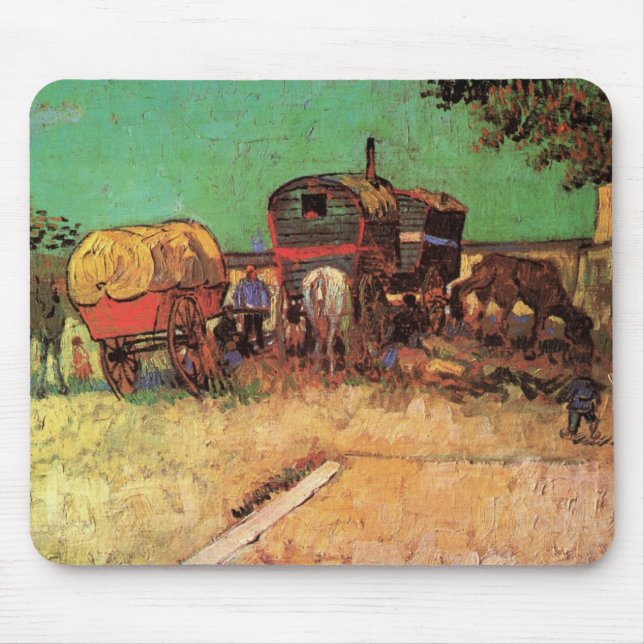 Vincent van Gogh - Campment of Gypsies Caravans Musmatta (Framsidan)