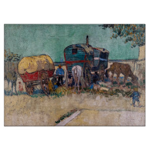 Vincent Van Gogh - Caravans, zigenarlägret nära Ar