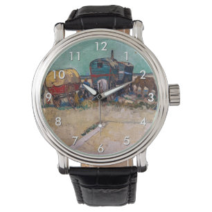 Vincent Van Gogh - Caravans, zigenarlägret nära Ar Armbandsur
