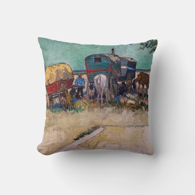 Vincent Van Gogh - Caravans, zigenarlägret nära Ar Kudde (Framsida)