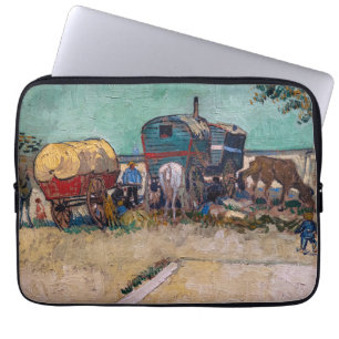 Vincent Van Gogh - Caravans, zigenarlägret nära Ar Laptop Fodral