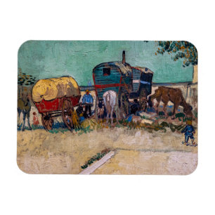 Vincent Van Gogh - Caravans, zigenarlägret nära Ar Magnet