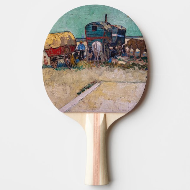 Vincent Van Gogh - Caravans, zigenarlägret nära Ar Pingisracket (Framsidan)