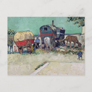 Vincent van Gogh Caravans, zigenarlägret Vykort