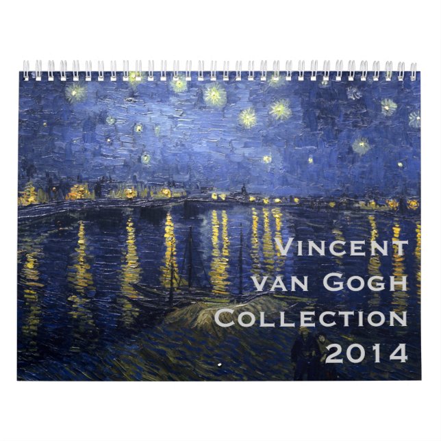 Vincent van Gogh Collection ~ Ändringar till 2018 Kalender (Omslag)