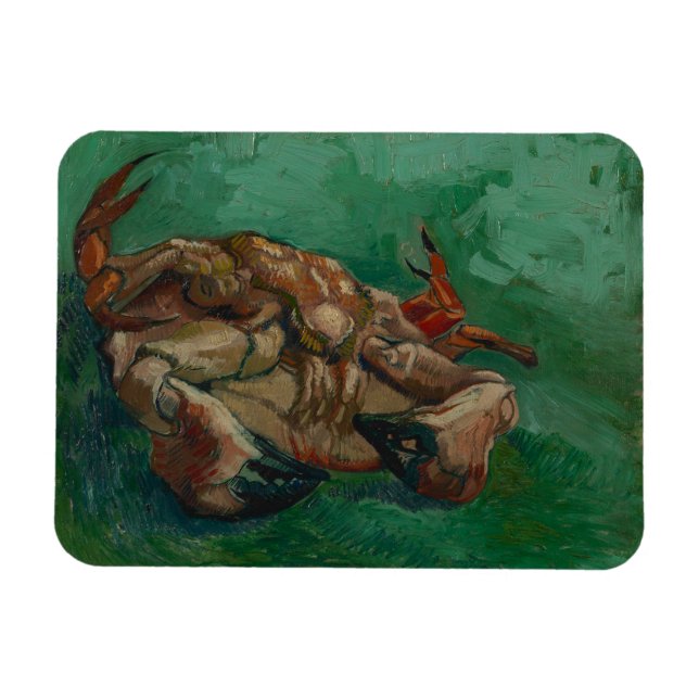 Vincent Van Gogh, Crab på baksidan Magnet (Horisontell)