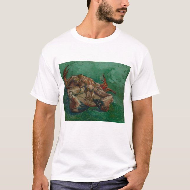 Vincent Van Gogh, Crab på baksidan T Shirt (Framsida)