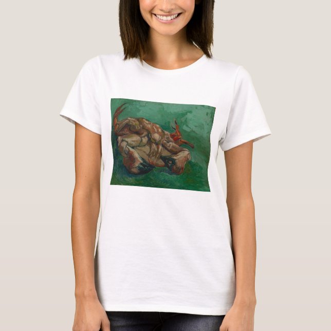 Vincent Van Gogh, Crab på baksidan T Shirt (Framsida)