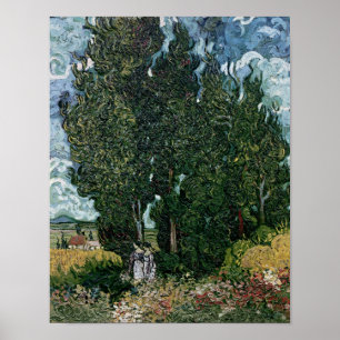 Vincent van Gogh   Cypresser, 1889-90 Poster