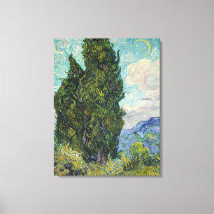 Vincent van Gogh - Cypresses Canvastryck