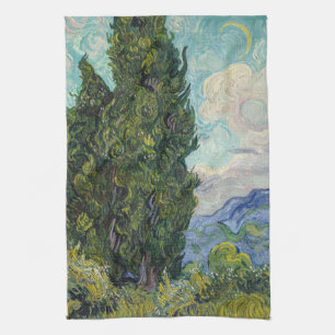 Vincent van Gogh - Cypresses Kökshandduk