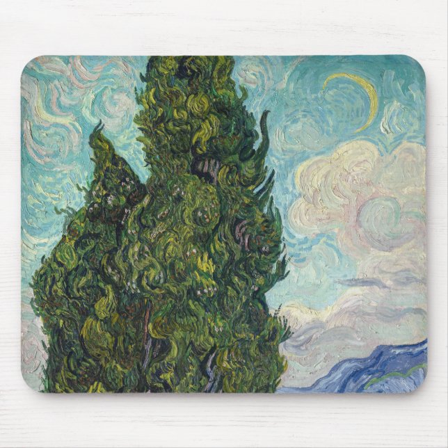 Vincent van Gogh - Cypresses Musmatta (Framsidan)