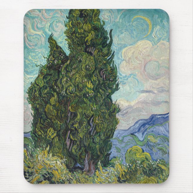Vincent van Gogh - Cypresses Musmatta (Framsidan)