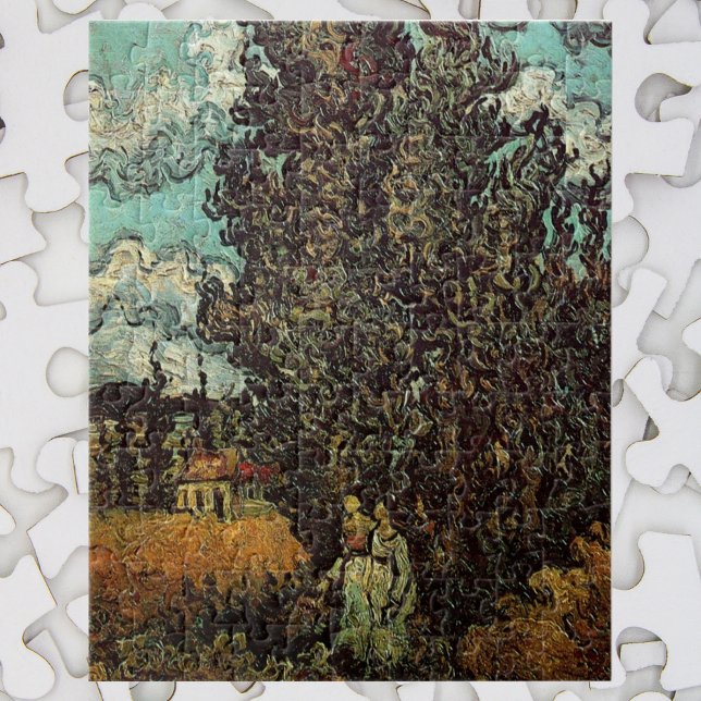 Vincent van Gogh, Cypresses och Two Women Pussel (Skapare uppladdad)