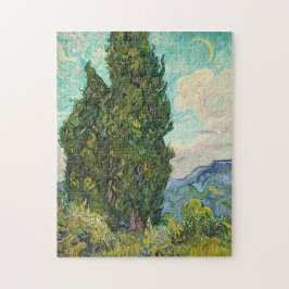 Vincent Van Gogh Cypresses Pussel