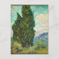 Vincent Van Gogh Cypresses