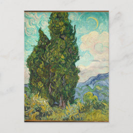 Vincent Van Gogh Cypresses Vykort