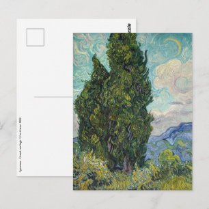 Vincent van Gogh - Cypresses Vykort