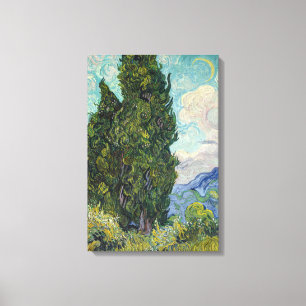 Vincent van Gogh - Cypressträd Canvastryck