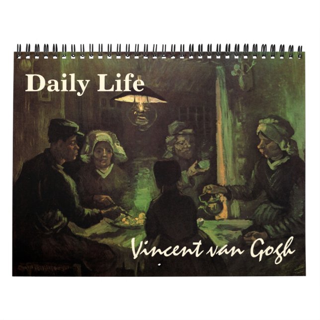 Vincent van Gogh Daily Life, Post impressionism Kalender (Omslag)
