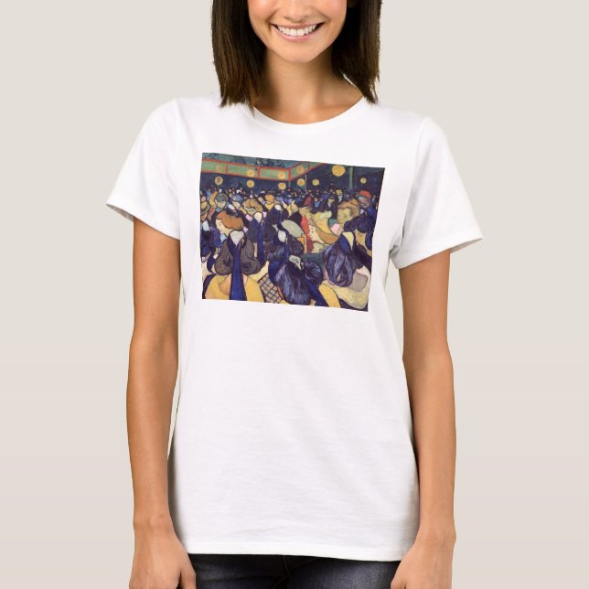 Vincent Van Gogh - Danssalong i Arles Tee (Framsida)