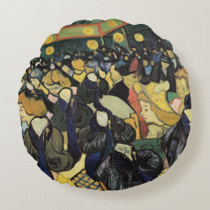 Vincent Van Gogh dansstället på Arles, 1888 Rund Kudde