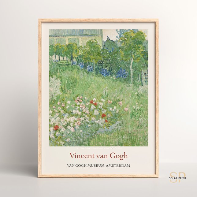 Vincent van Gogh Daubignys Garden Art Print Retro Poster (Skapare uppladdad)