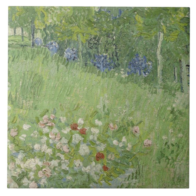 Vincent van Gogh - Daubignys Garden Kakelplatta (Framsidan)